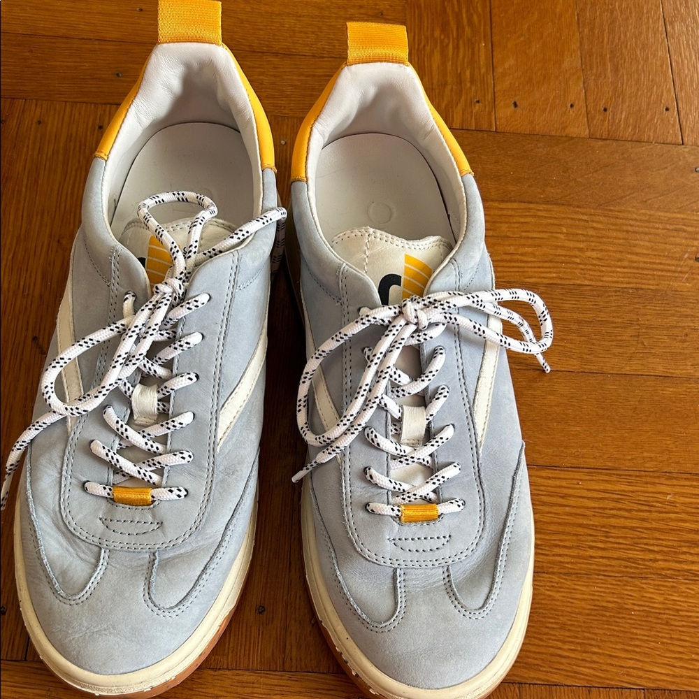 Oncept Stylish Sneakers in Light Blue and Yellow